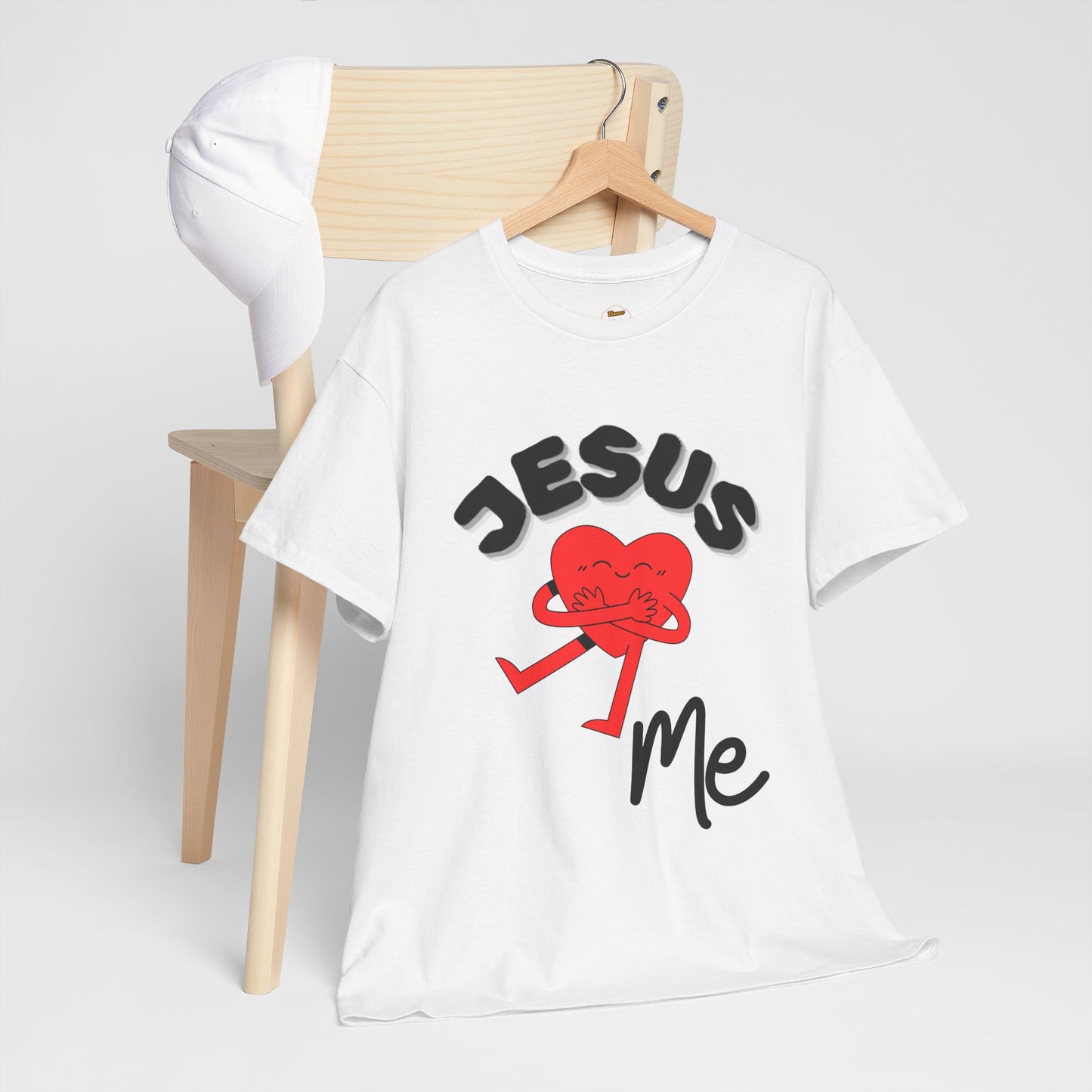 Jesus Loves Me Heart Tee – Cute Christian Faith Graphic T-Shirt