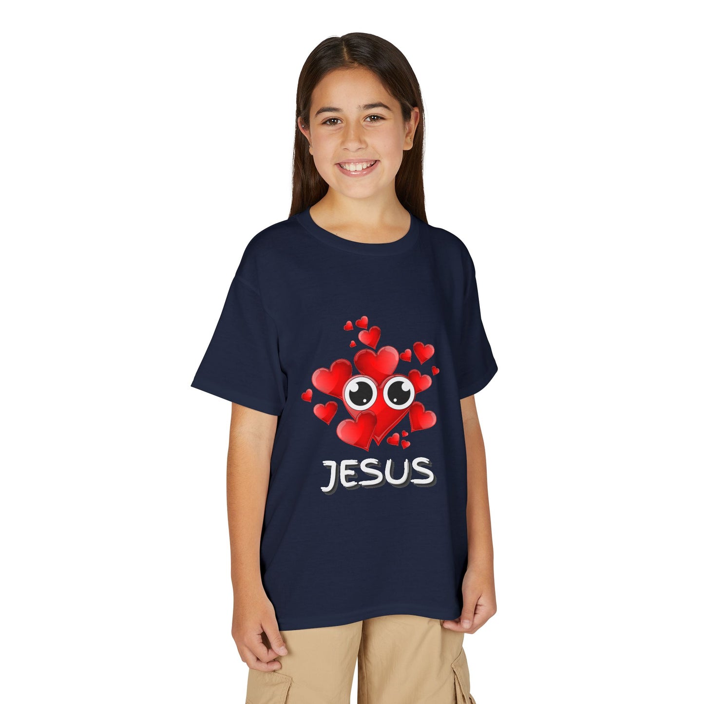 Eye Love Jesus Youth T-shirt - White