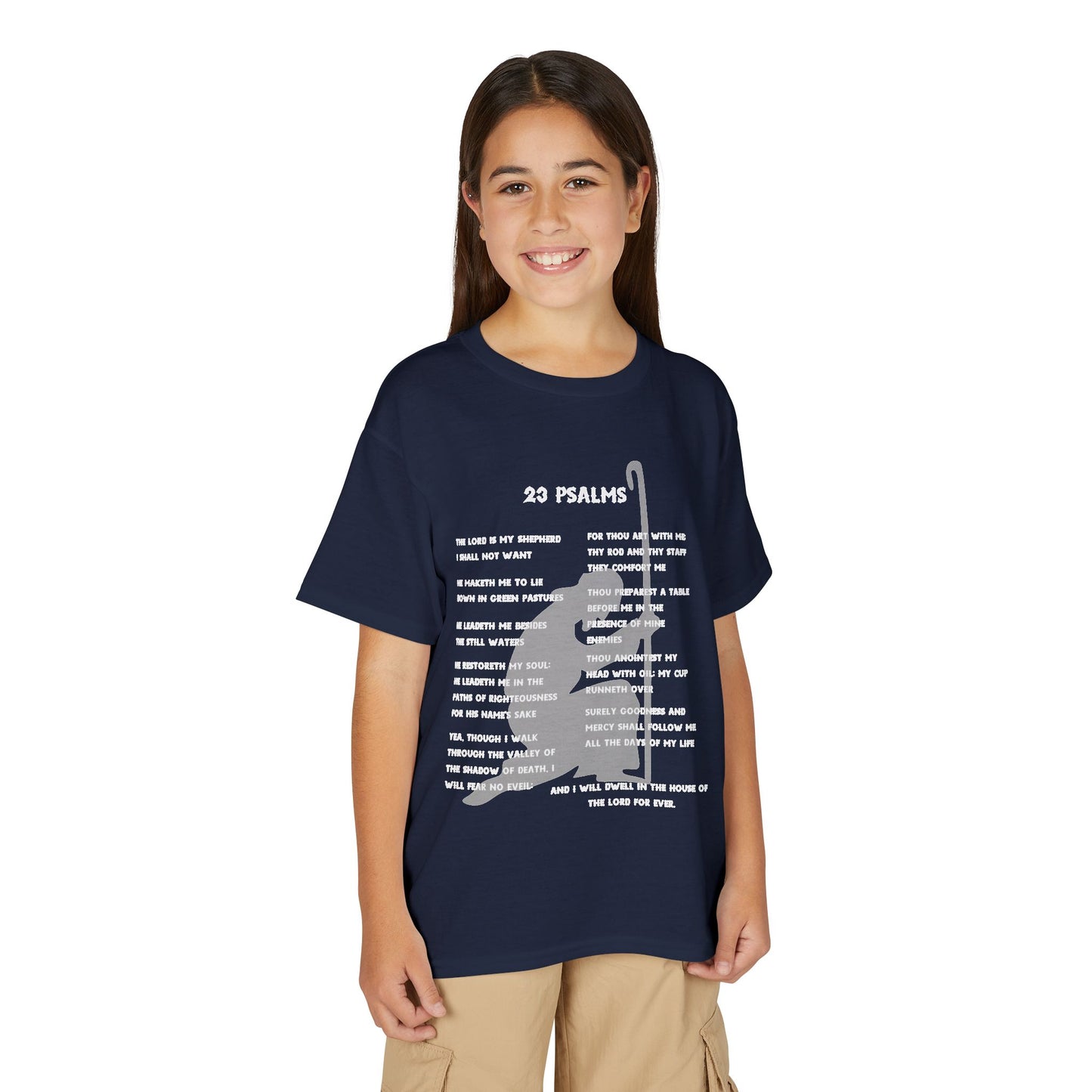 23 Psalms Youth T-shirt - White
