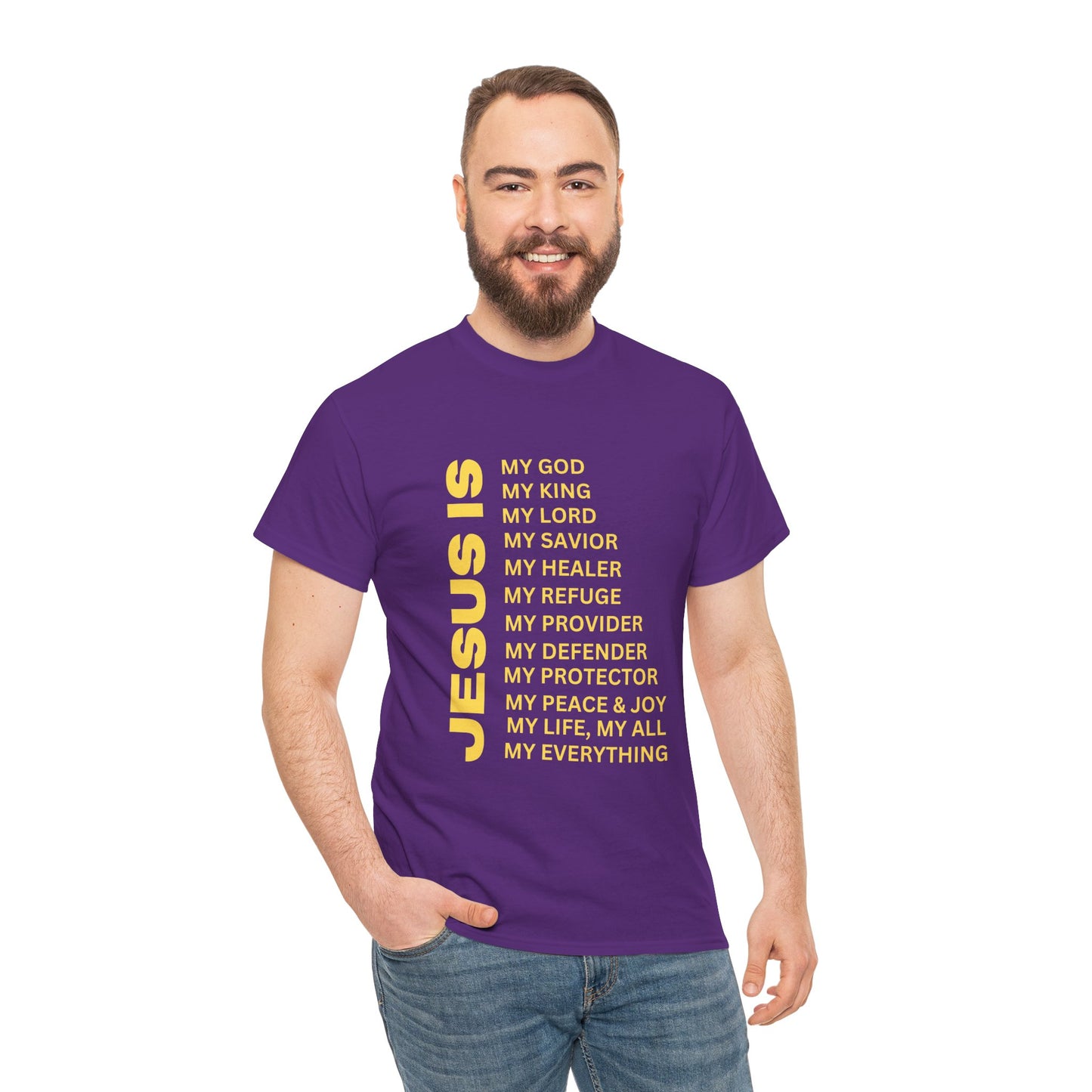 Christian JESUS IS T-Shirt – Gold
