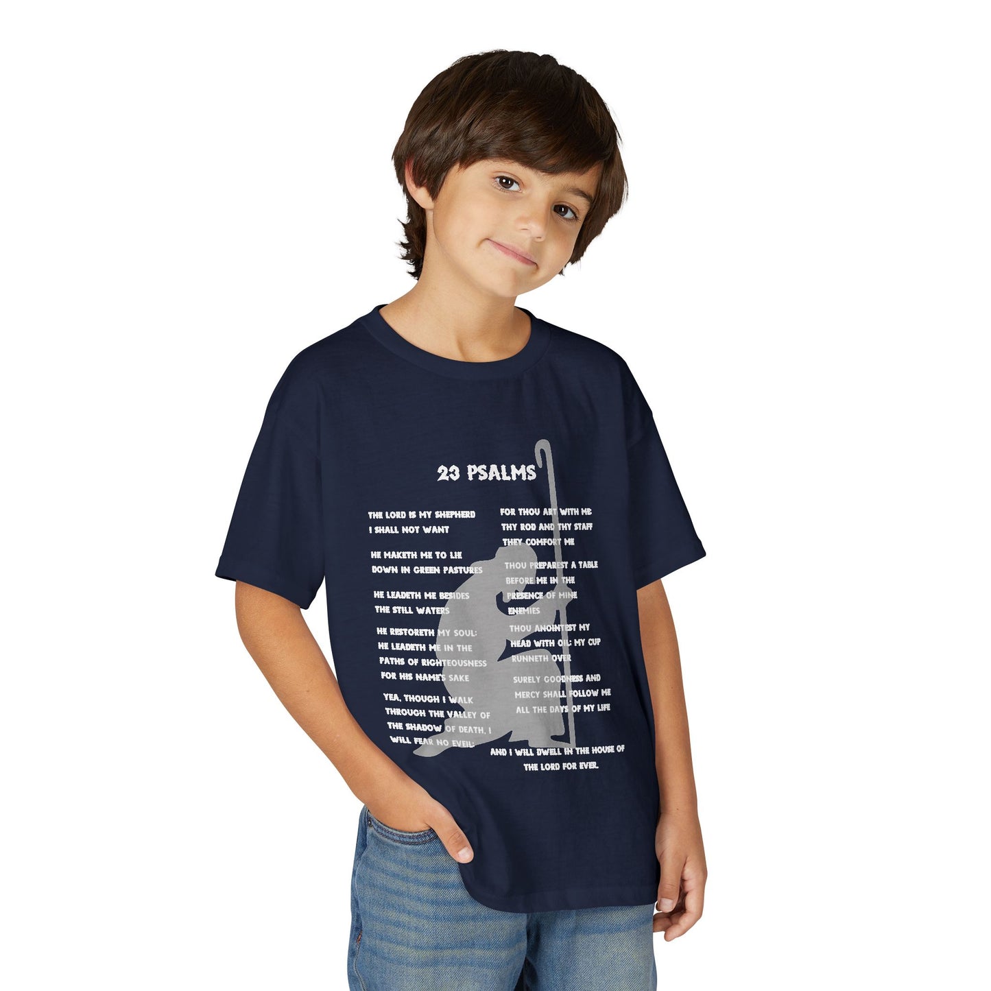 23 Psalms Youth T-shirt - White