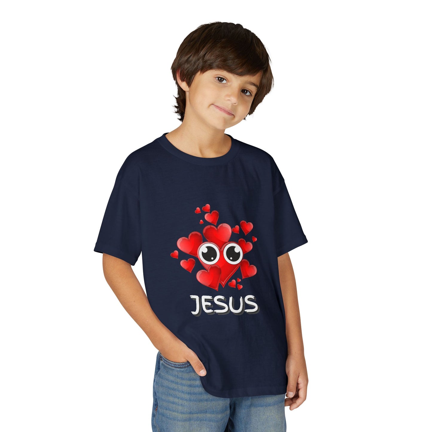 Eye Love Jesus Youth T-shirt - White