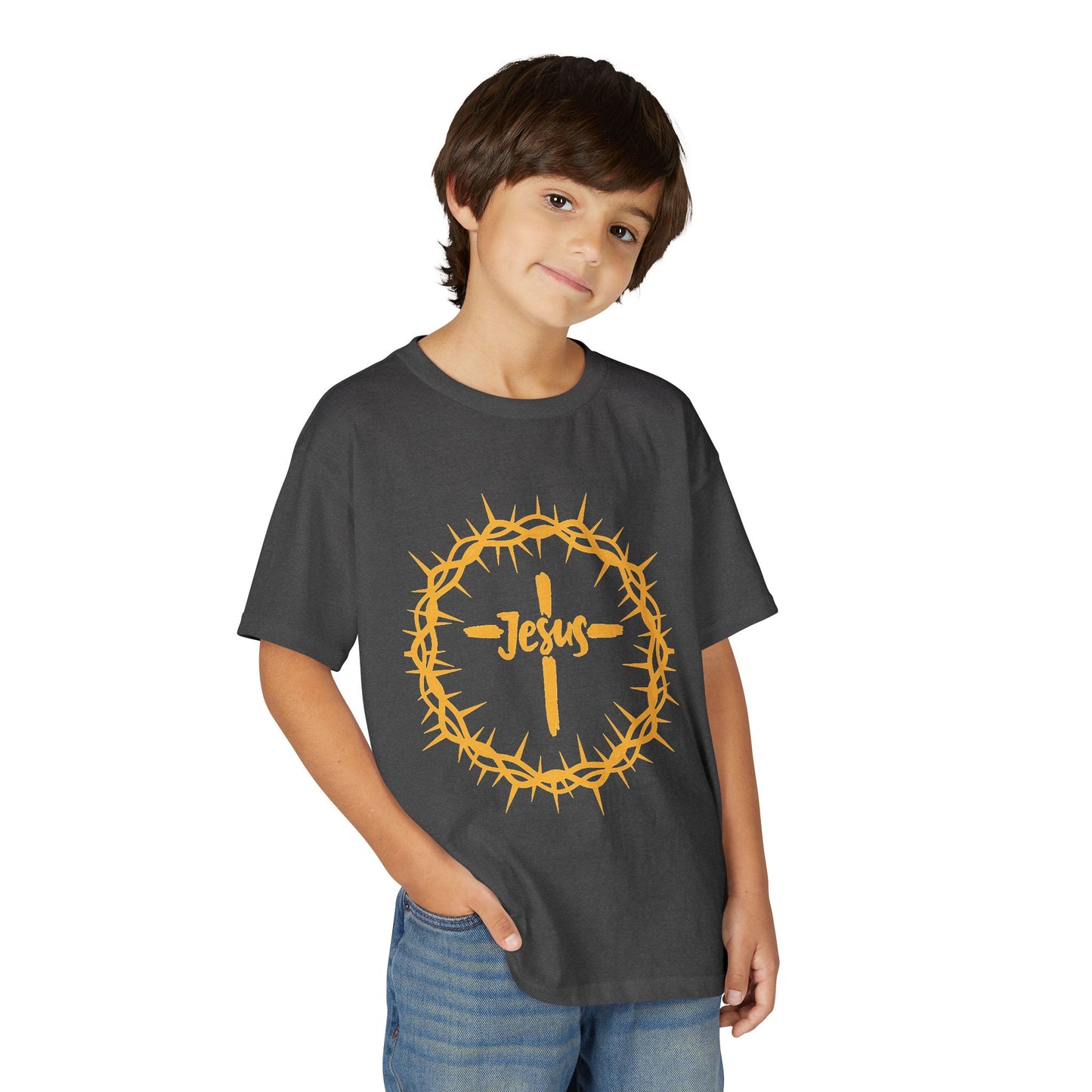 Jesus Crown of Thorns Youth T-shirt