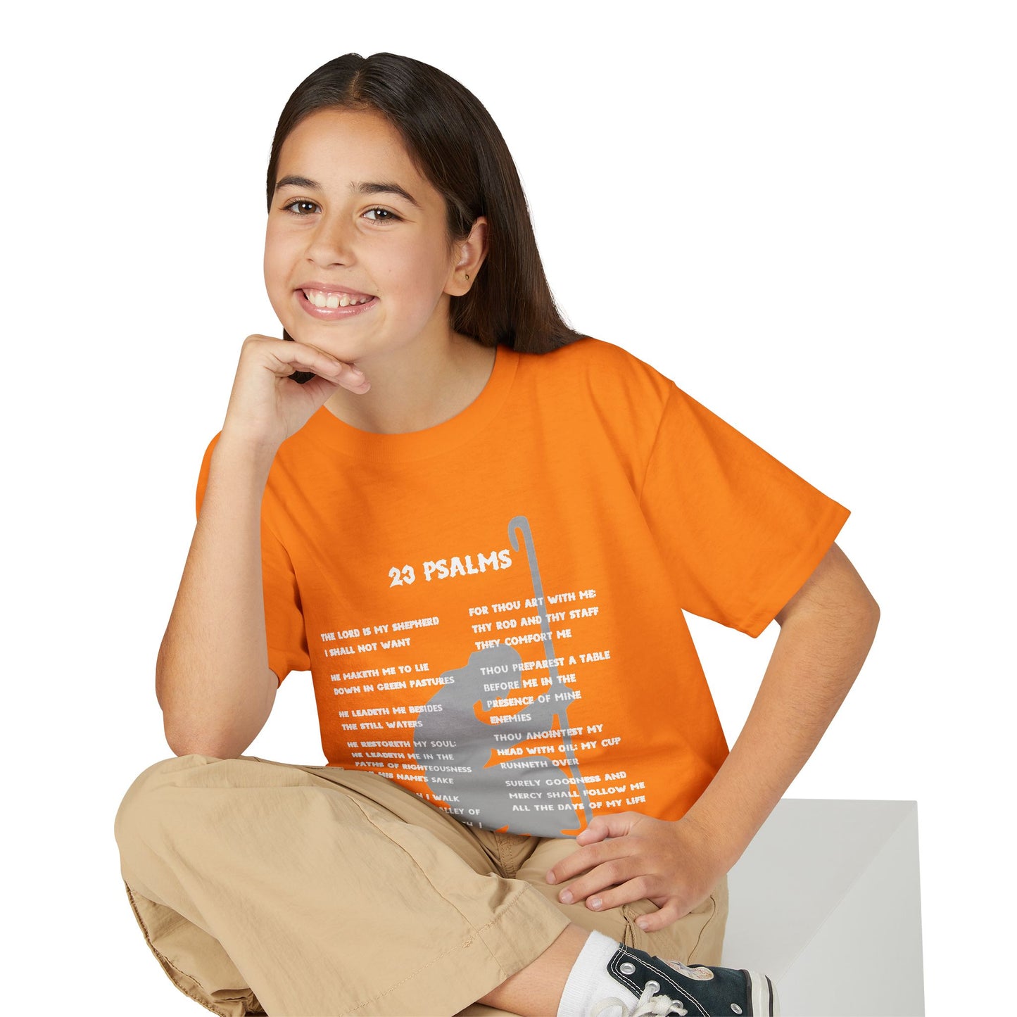 23 Psalms Youth T-shirt - White