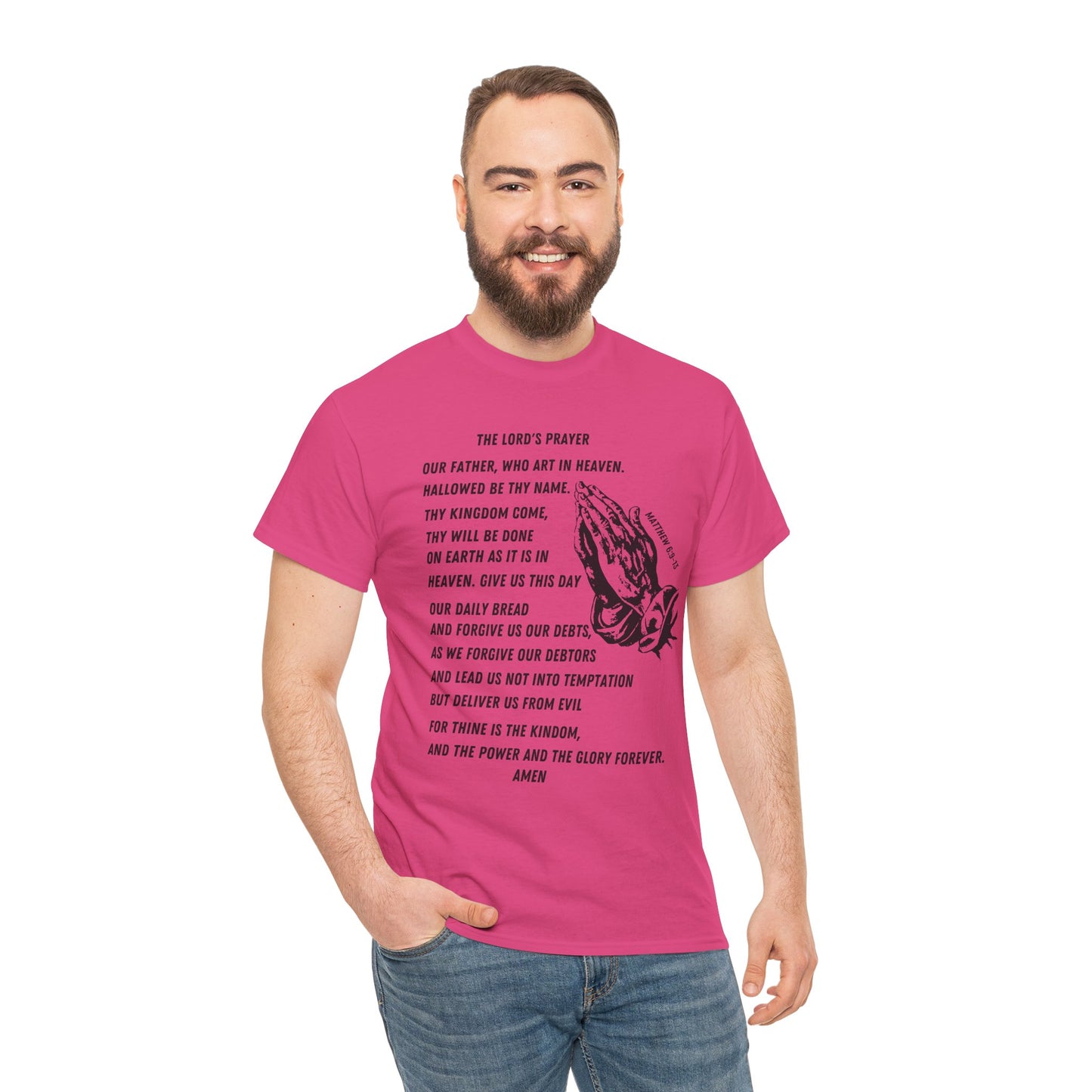 The Lord's Prayer T‑Shirt - Black