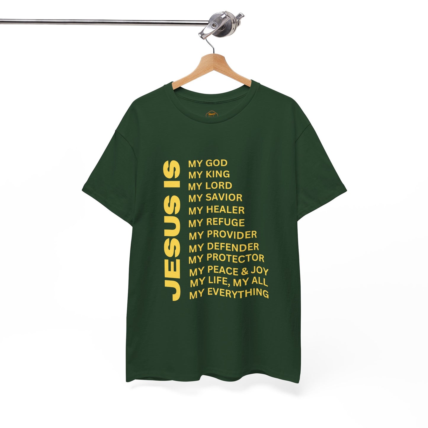 Christian JESUS IS T-Shirt – Gold