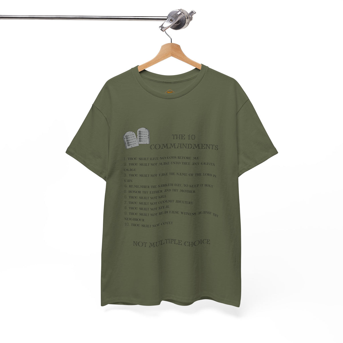 10 Commandments T-Shirt - Black