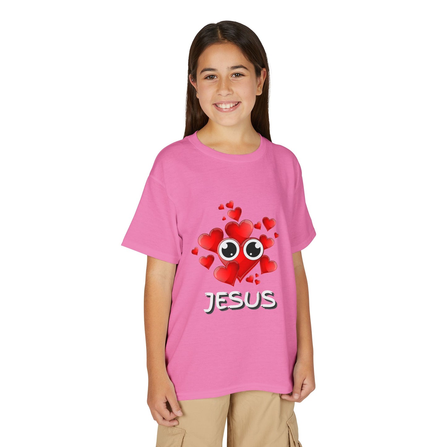 Eye Love Jesus Youth T-shirt - White