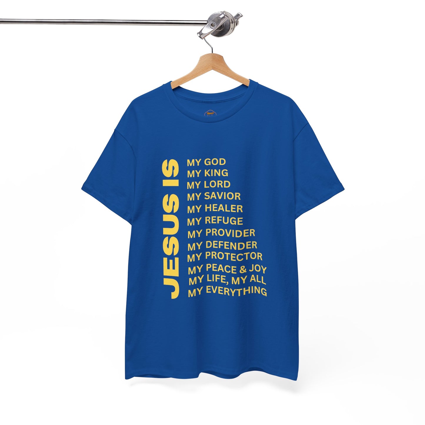 Christian JESUS IS T-Shirt – Gold
