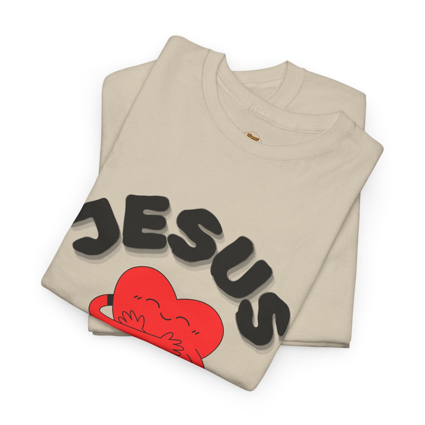 Jesus Loves Me Heart Tee – Cute Christian Faith Graphic T-Shirt