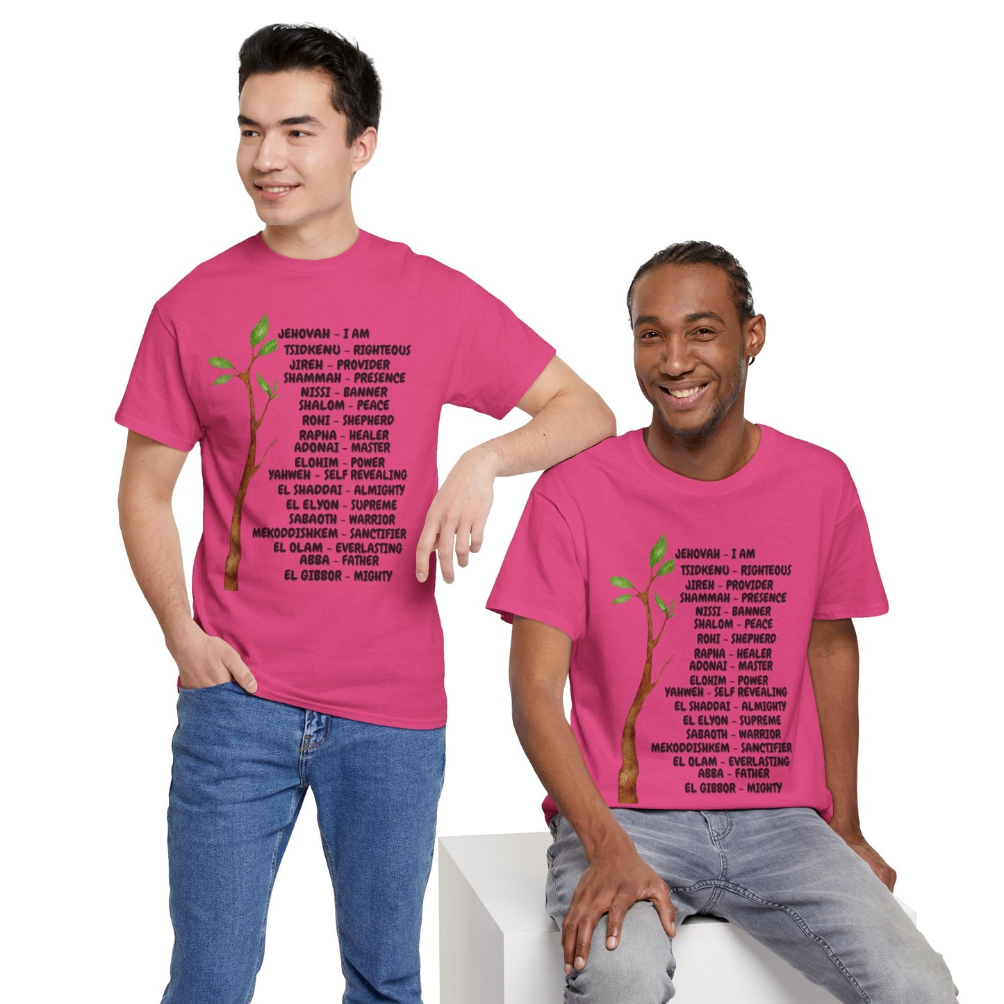 Characteristic Names of God T-Shirt - Black