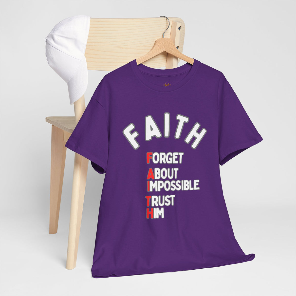 Faith T-Shirt "Forget About Impossible, Trust Him" Dark