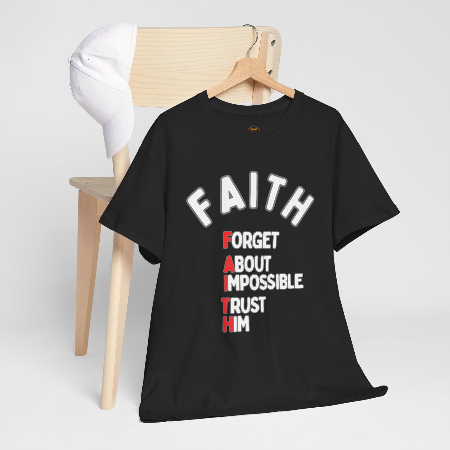 Faith T-Shirt "Forget About Impossible, Trust Him" Dark