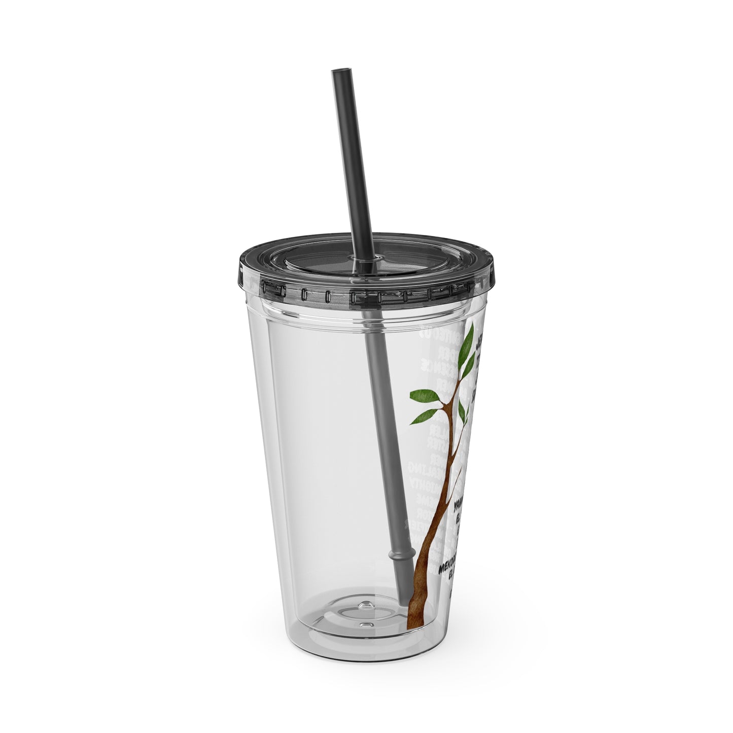 Characteristic Names of God 16oz Tumbler with Straw