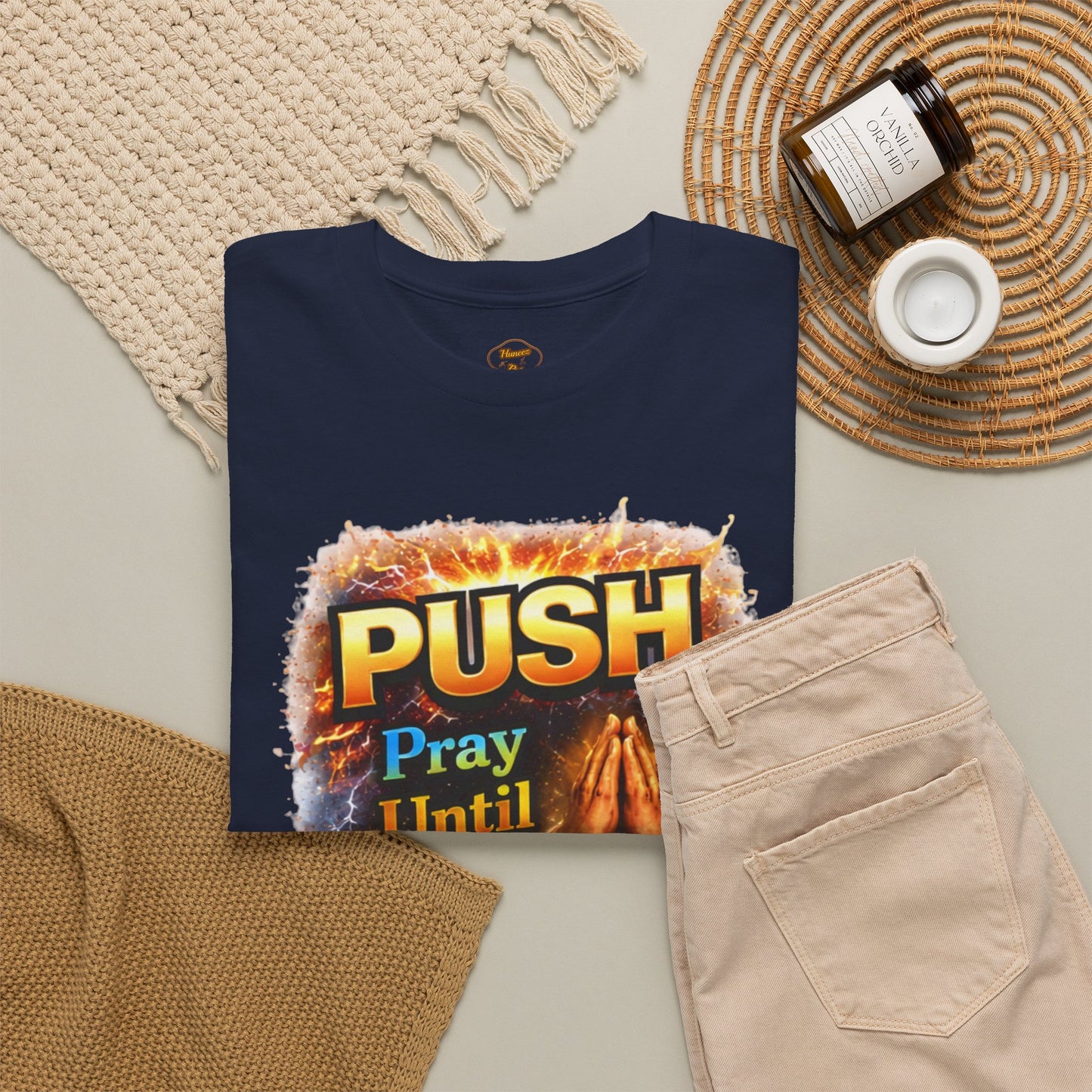 Push: Pray Until Something Happens T-Shirt — Bible 2
