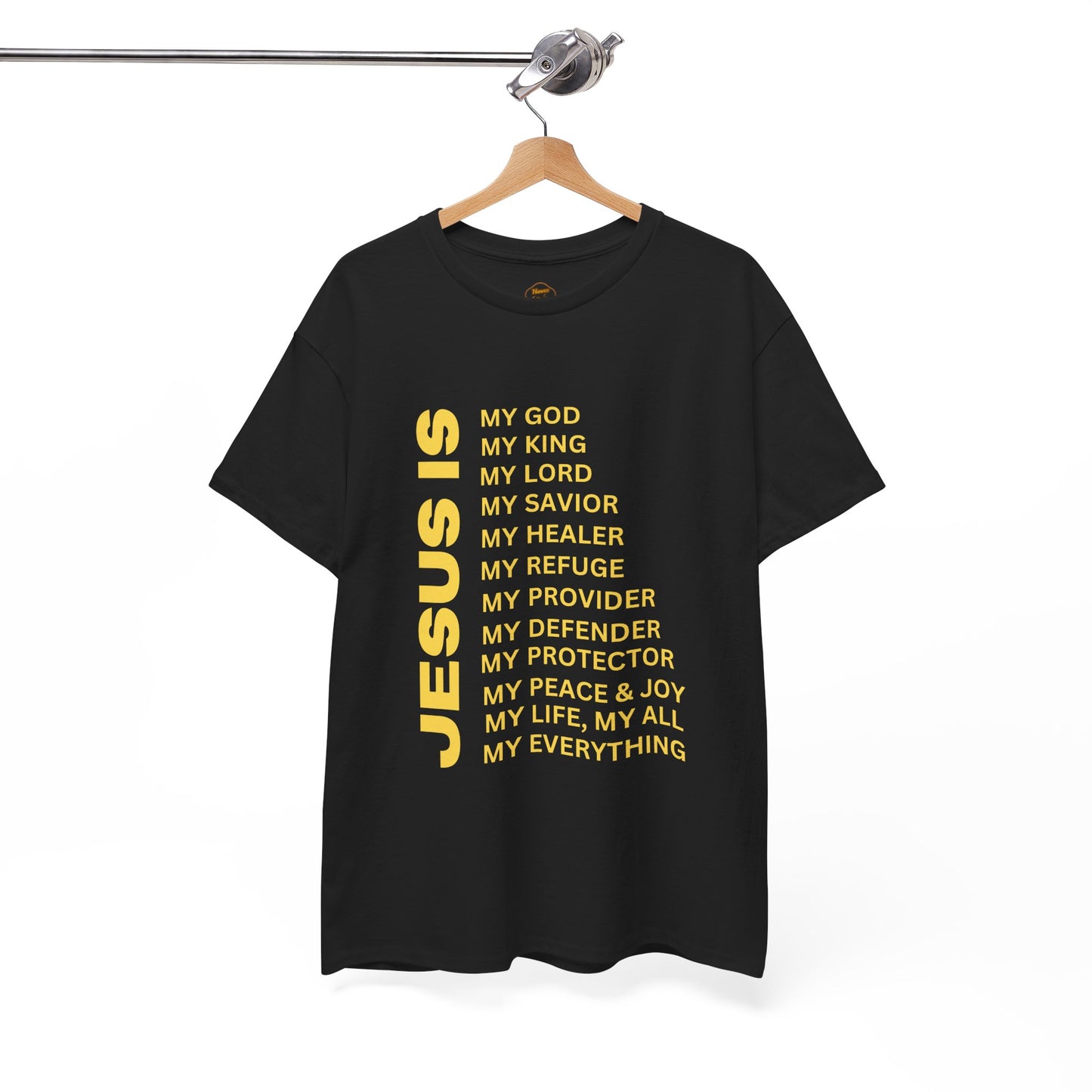 Christian JESUS IS T-Shirt – Gold