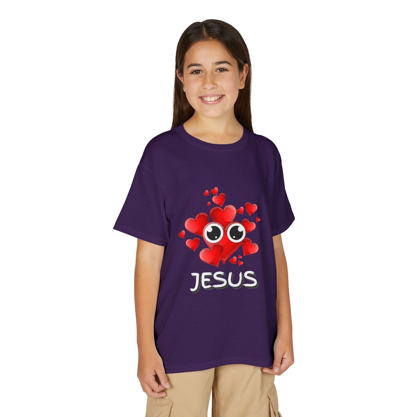 Eye Love Jesus Youth T-shirt - White