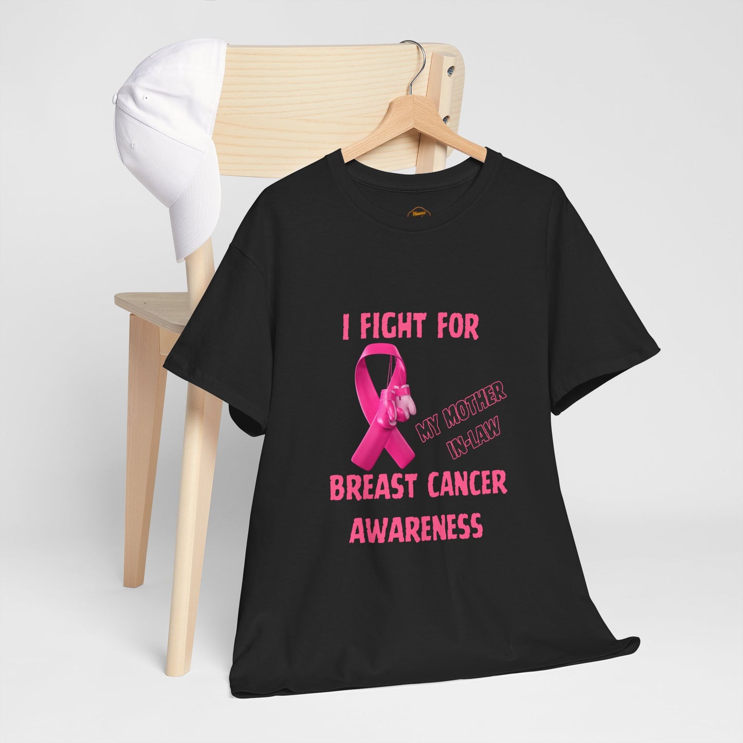 I Fight for My Mother-in-Law Pink Ribbon Tee