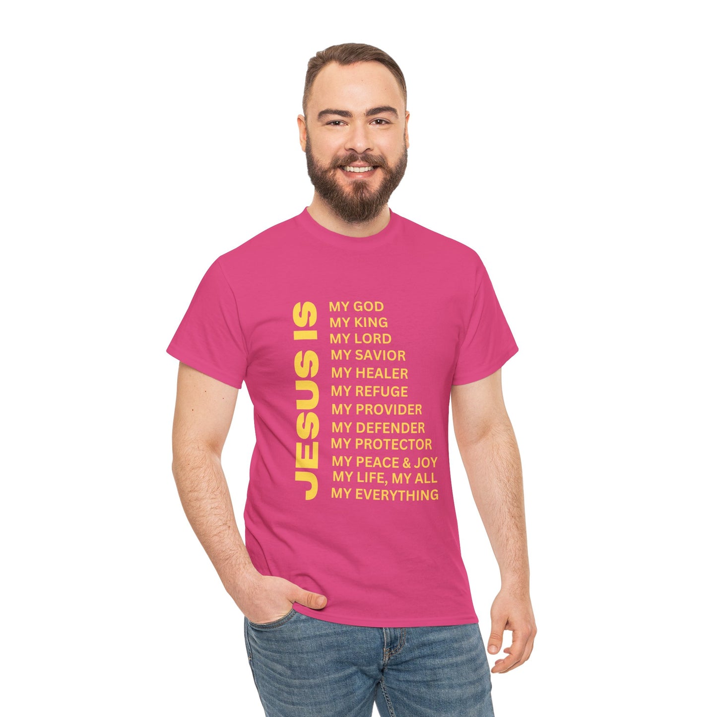 Christian JESUS IS T-Shirt – Gold