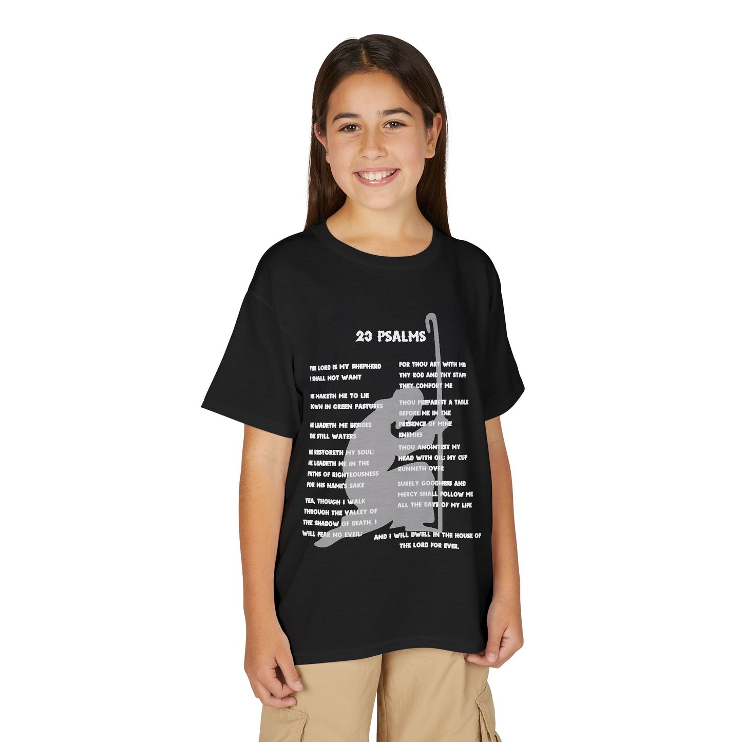 23 Psalms Youth T-shirt - White