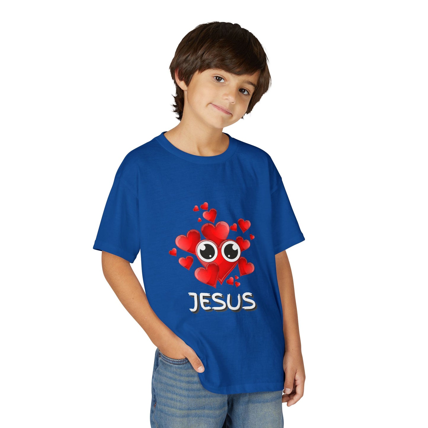 Eye Love Jesus Youth T-shirt - White