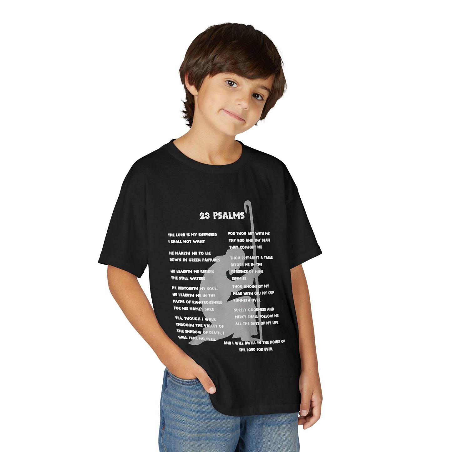 23 Psalms Youth T-shirt - White