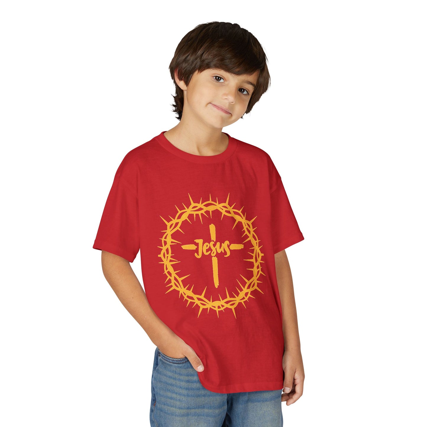 Jesus Crown of Thorns Youth T-shirt