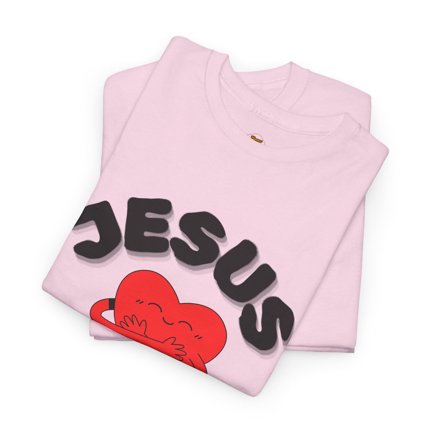 Jesus Loves Me Heart Tee – Cute Christian Faith Graphic T-Shirt