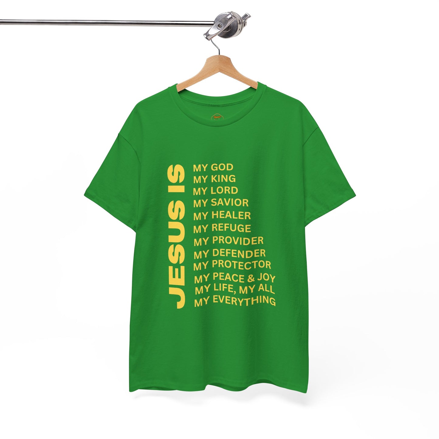 Christian JESUS IS T-Shirt – Gold
