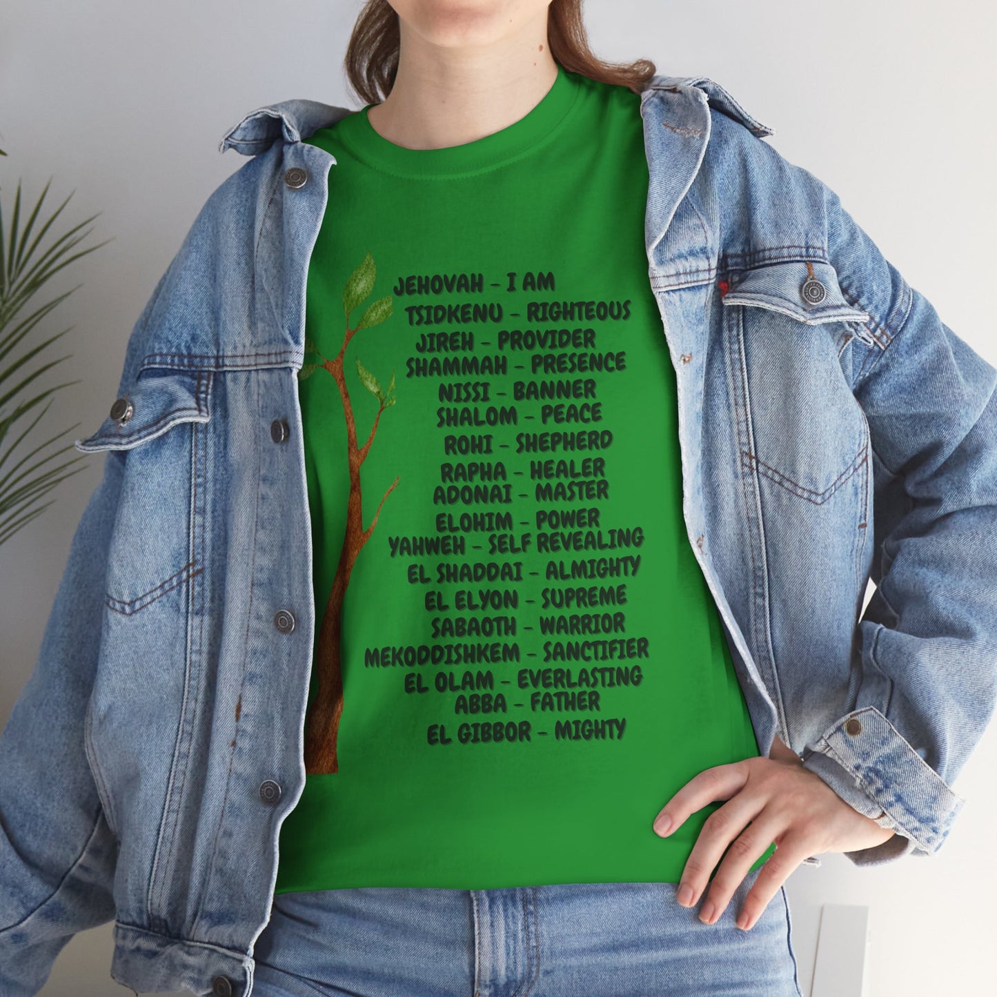 Characteristic Names of God T-Shirt - Black
