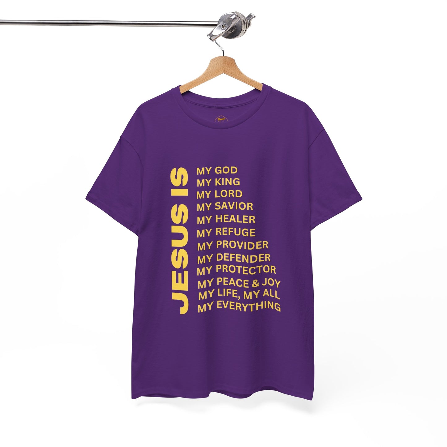 Christian JESUS IS T-Shirt – Gold