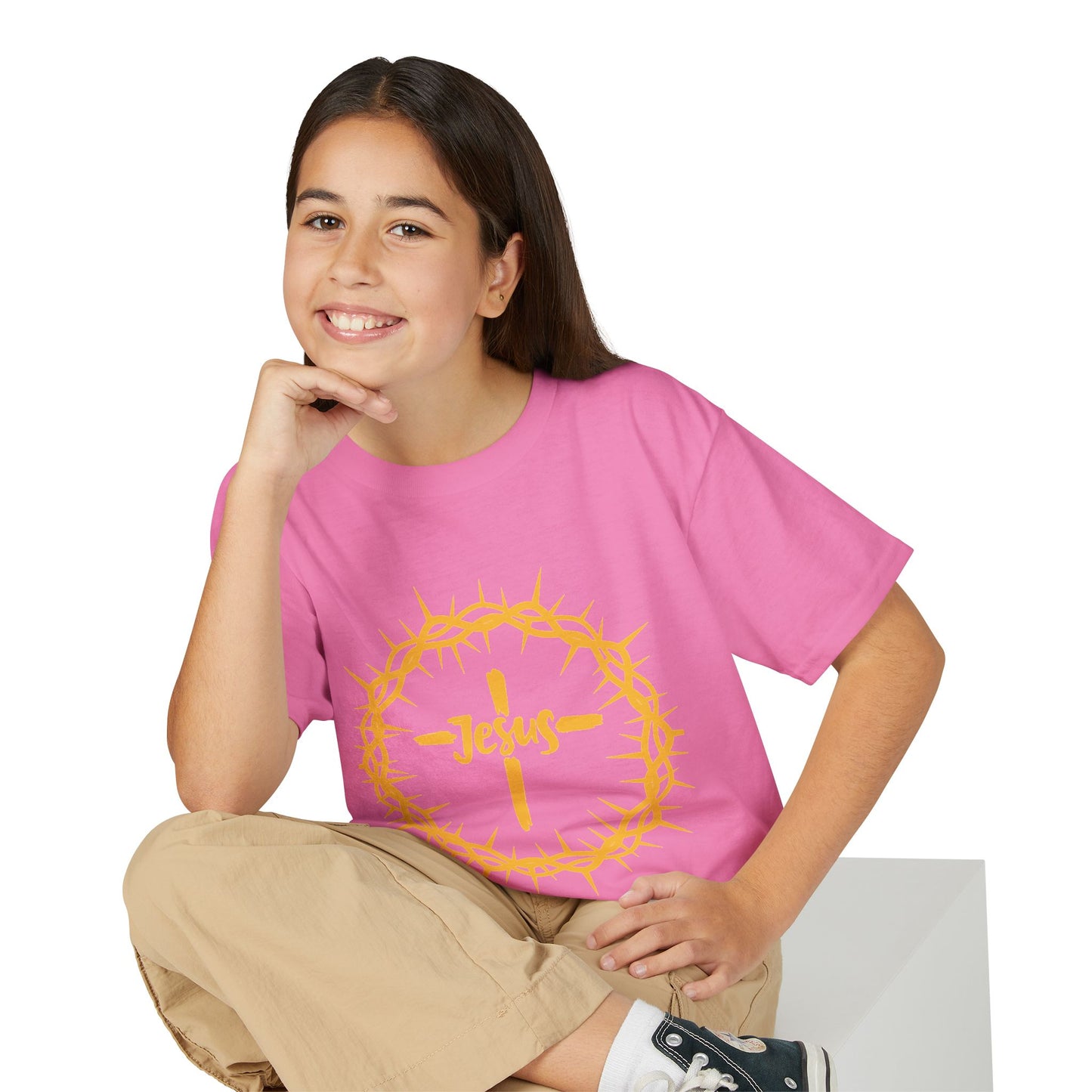 Jesus Crown of Thorns Youth T-shirt