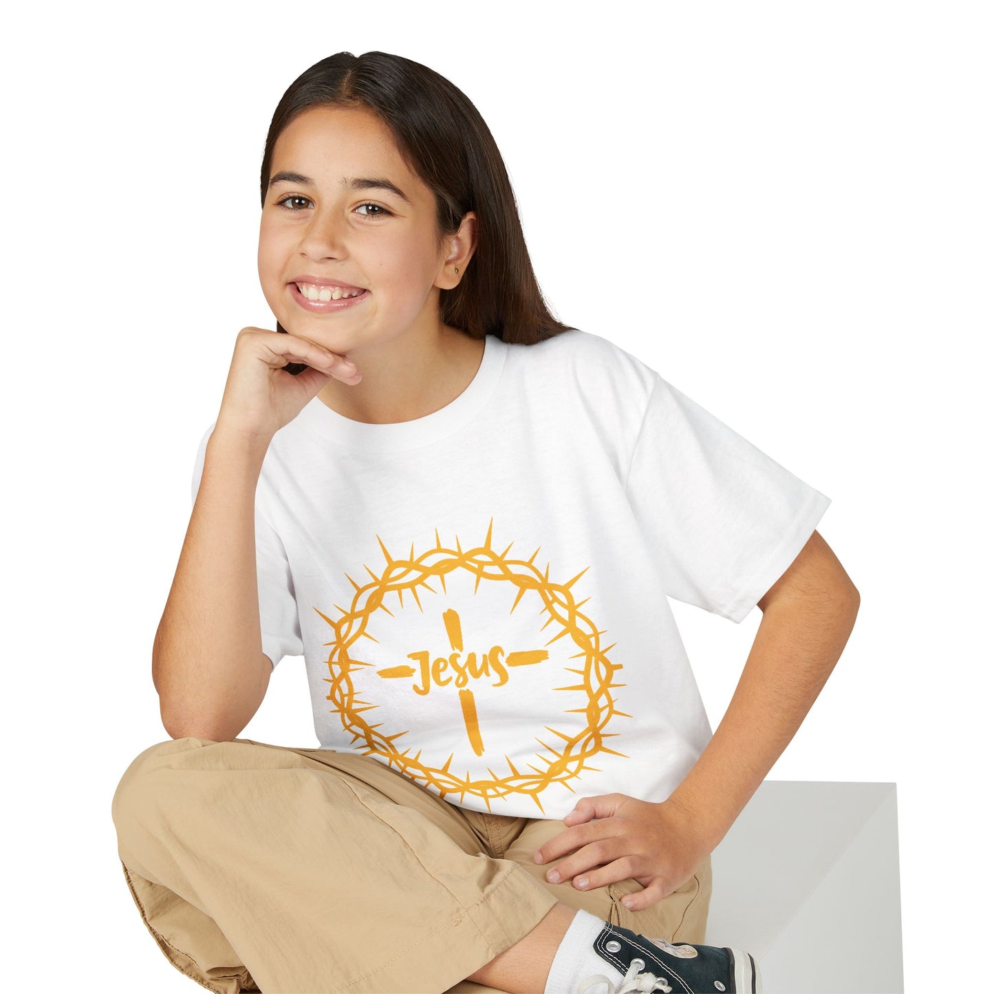 Jesus Crown of Thorns Youth T-shirt