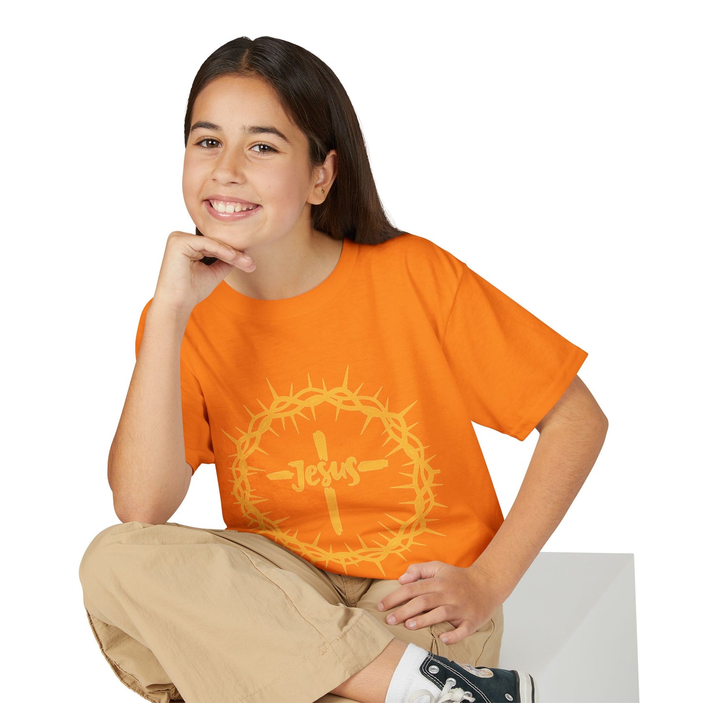 Jesus Crown of Thorns Youth T-shirt