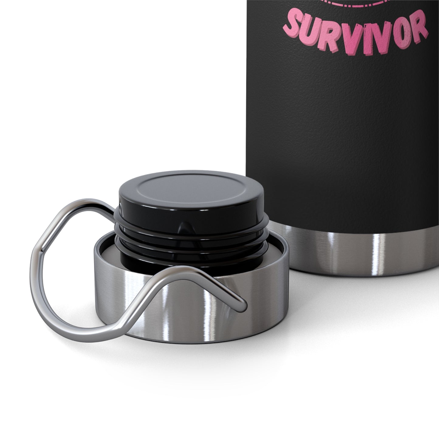 Survivor Breast Cancer Awareness 22oz Insulated Water Bottle