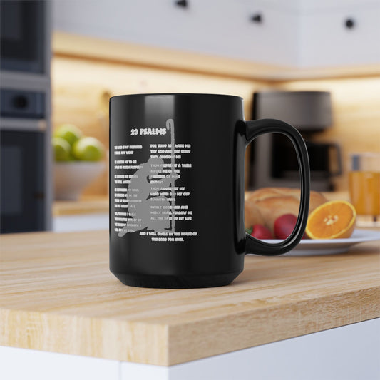 23 Psalms Black Coffee Mug — (11oz/15oz)