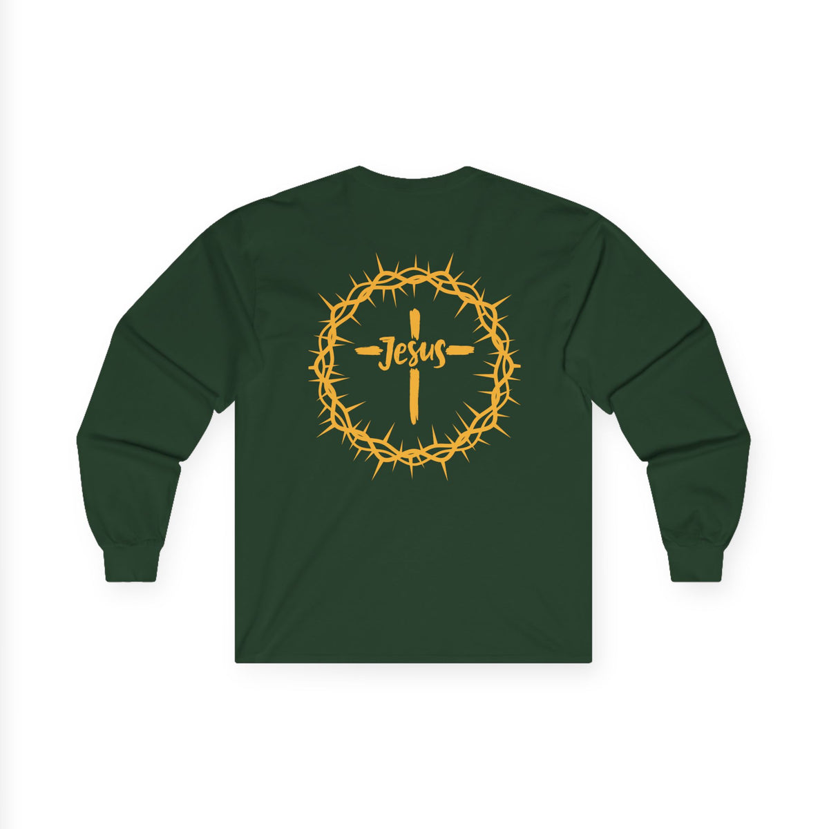 Jesus Crown of Thorns Long Sleeve Tee