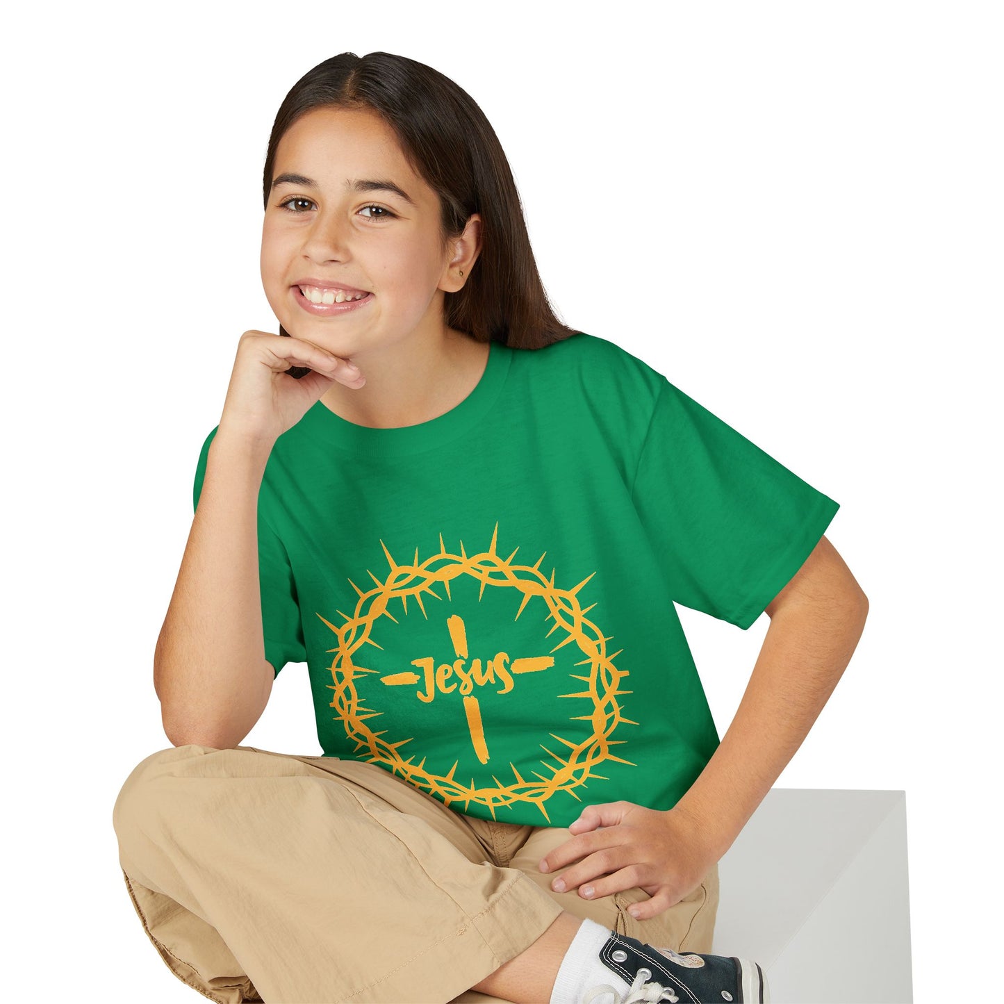 Jesus Crown of Thorns Youth T-shirt
