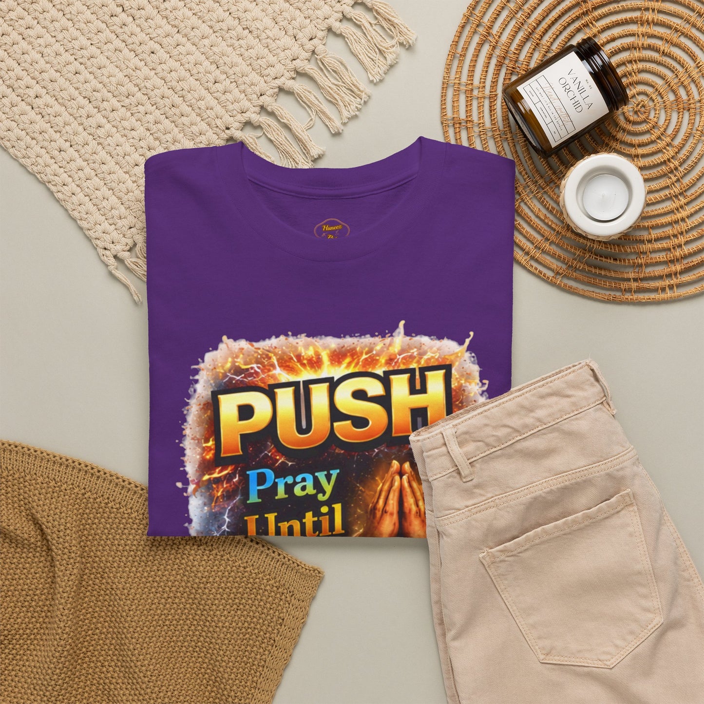 Push: Pray Until Something Happens T-Shirt — Bible 2