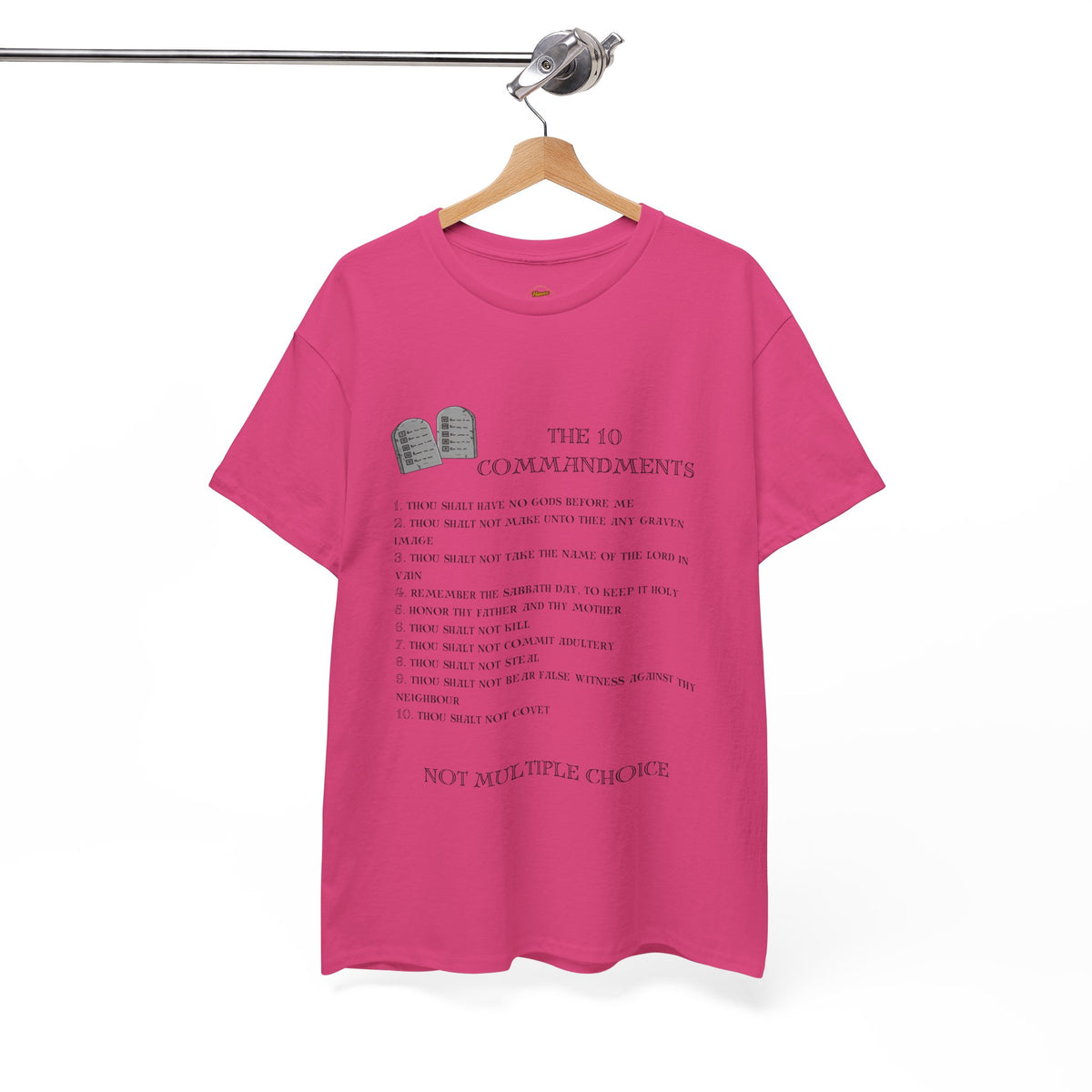 10 Commandments T-Shirt - Black