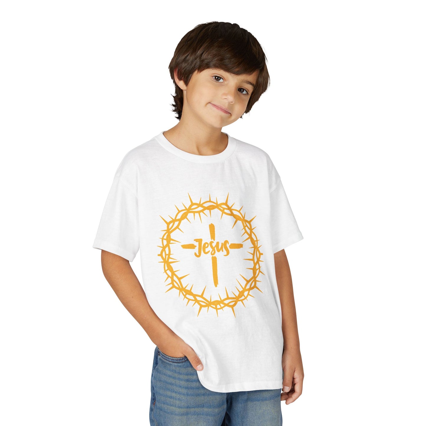 Jesus Crown of Thorns Youth T-shirt