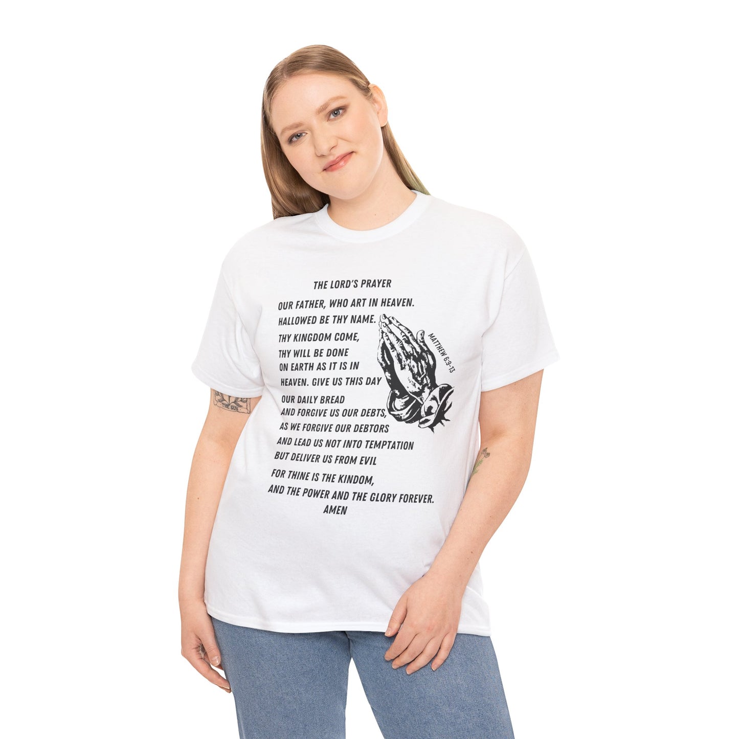 The Lord's Prayer T‑Shirt - Black