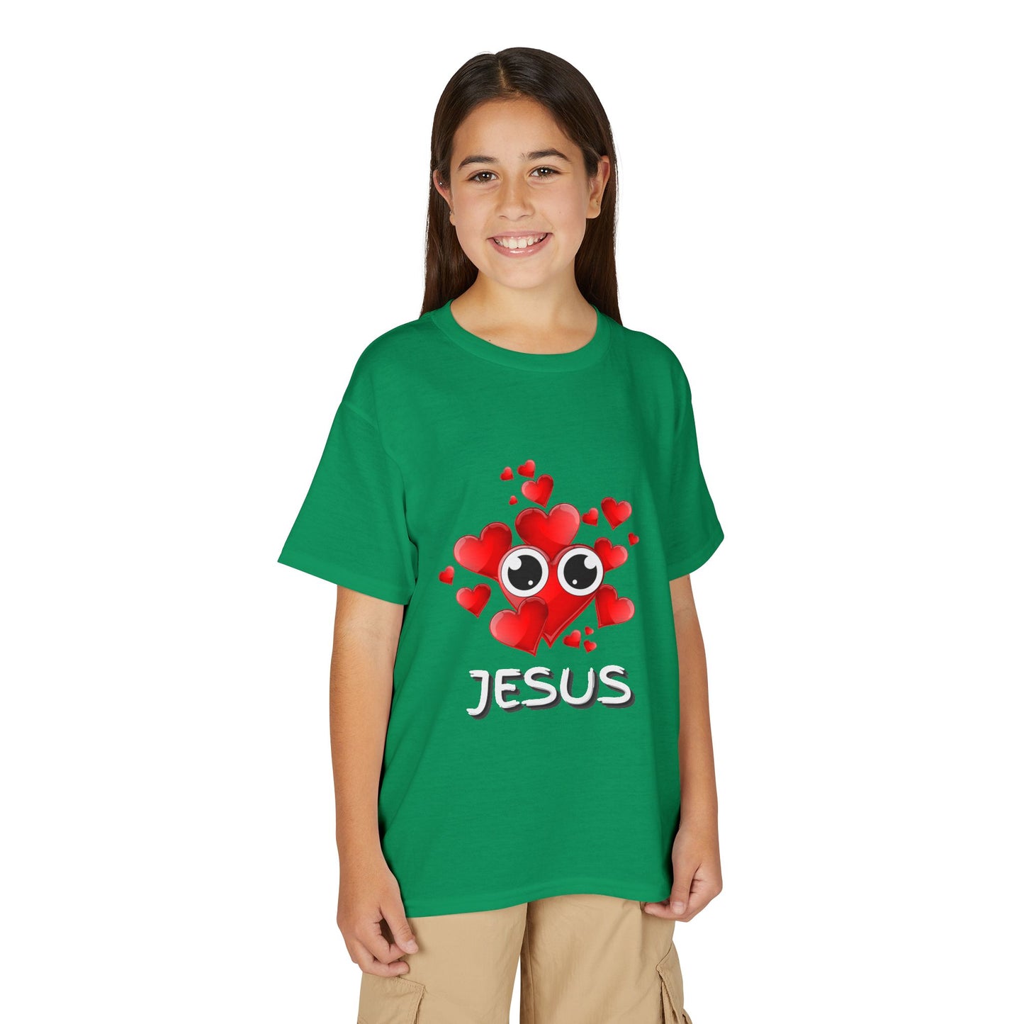 Eye Love Jesus Youth T-shirt - White