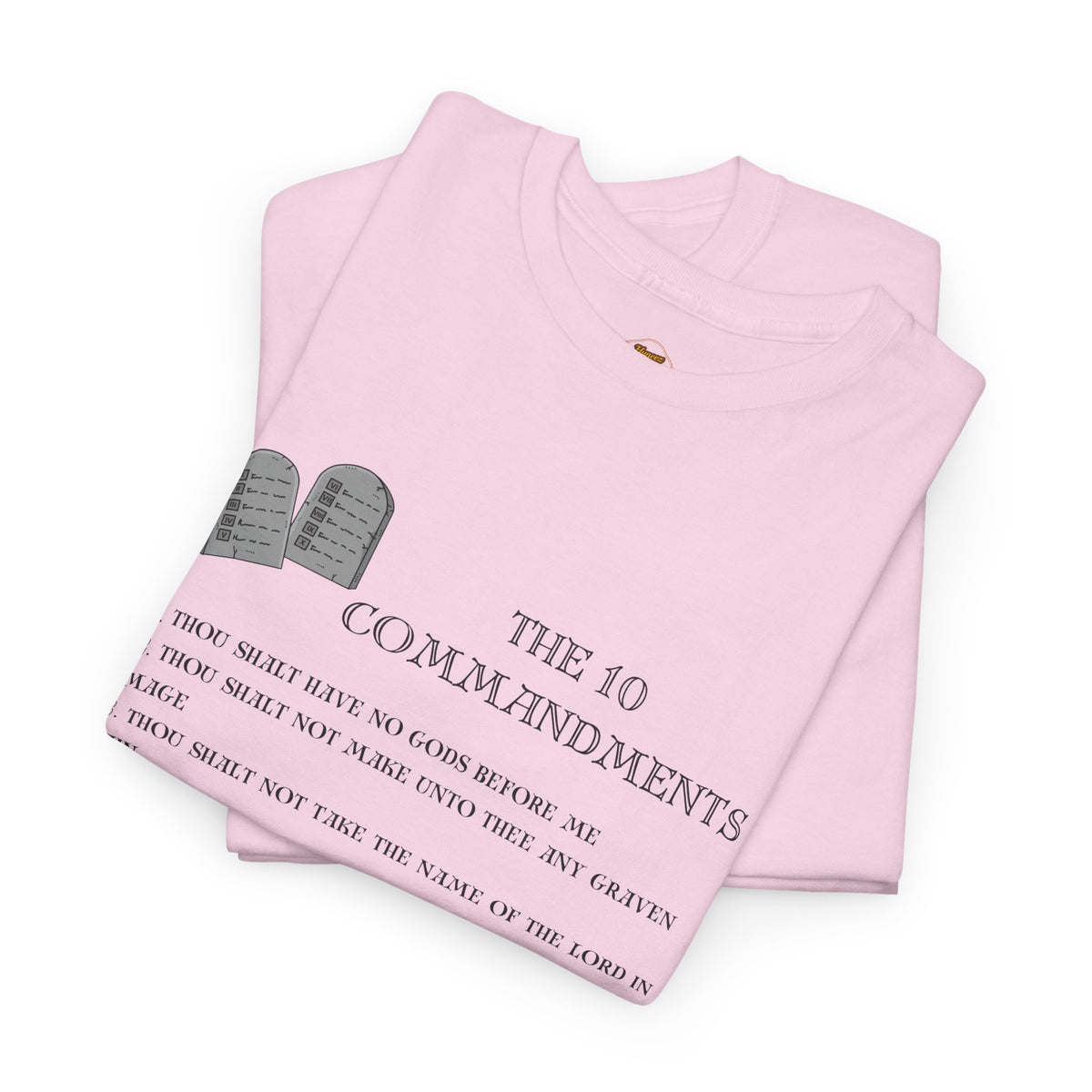 10 Commandments T-Shirt - Black