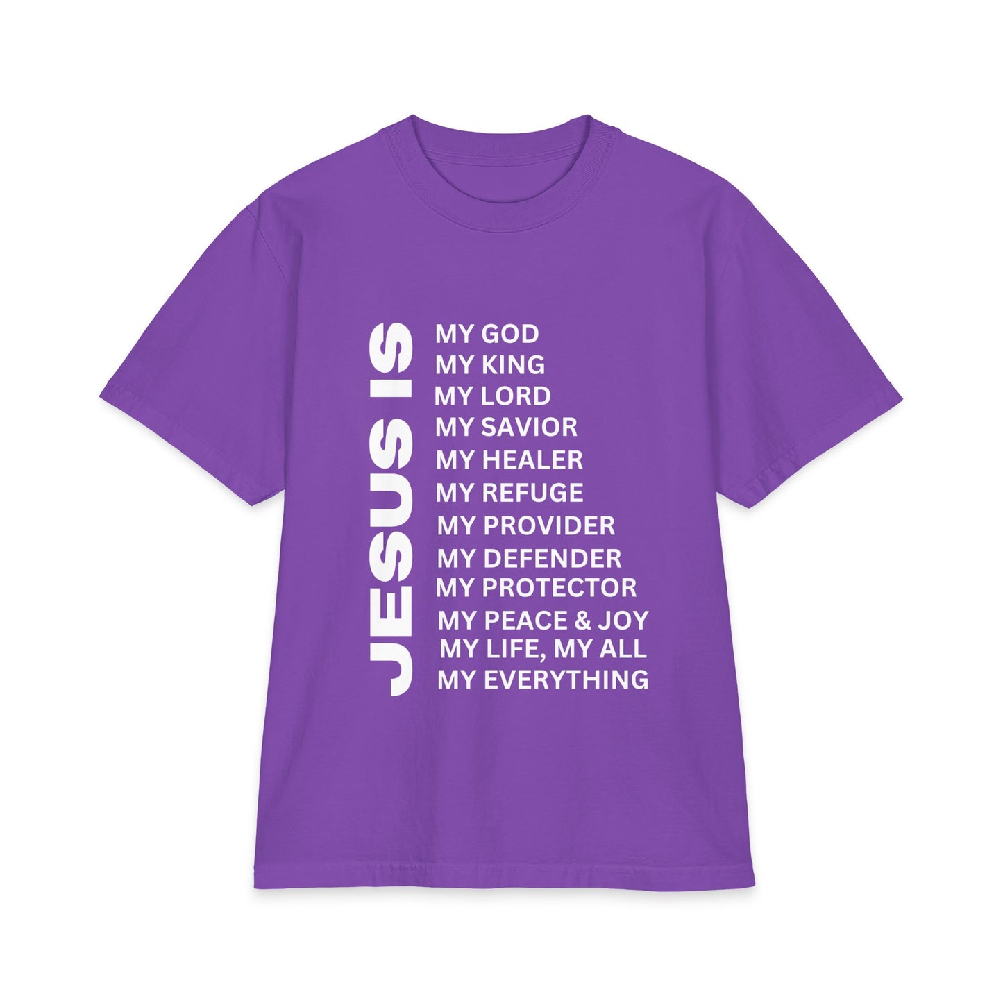 Christian JESUS IS T-shirt - 7X only - White