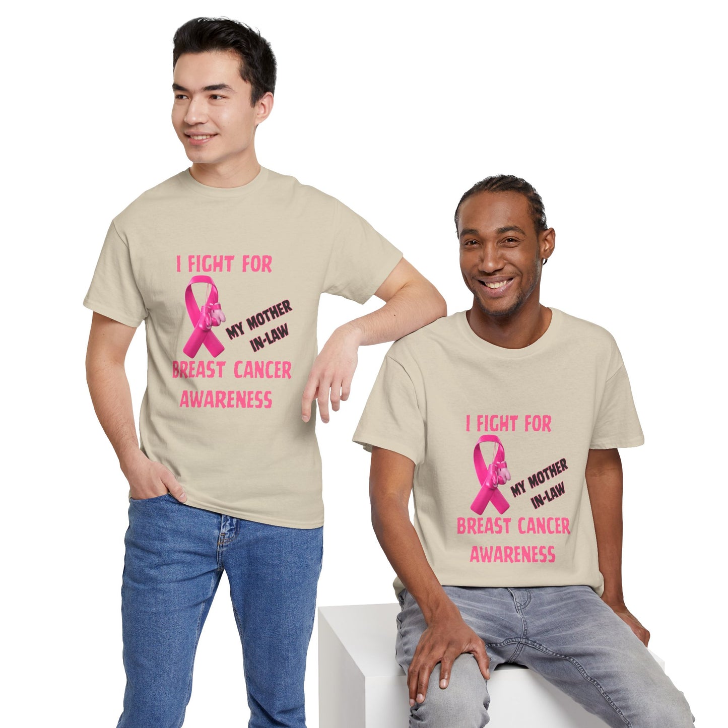 I Fight for My Mother-in-Law Pink Ribbon Tee