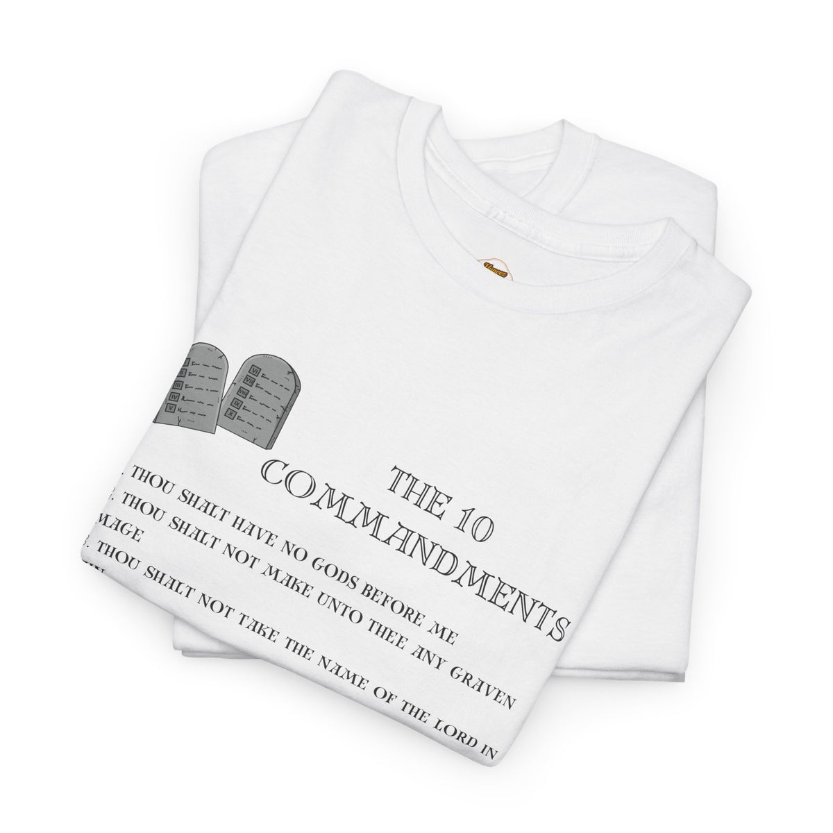 10 Commandments T-Shirt - Black