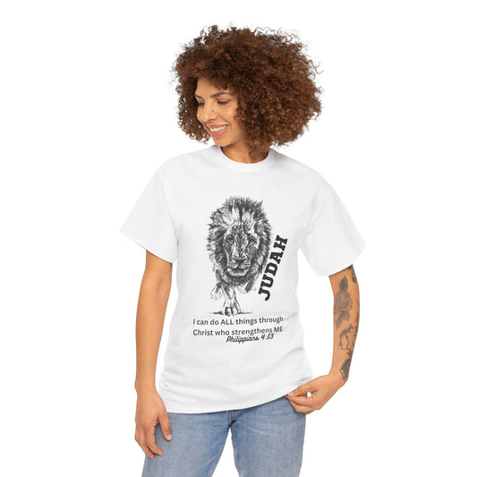 Lion of Judah – ‘I Can Do All Things’ Philippians 4:13 Tee