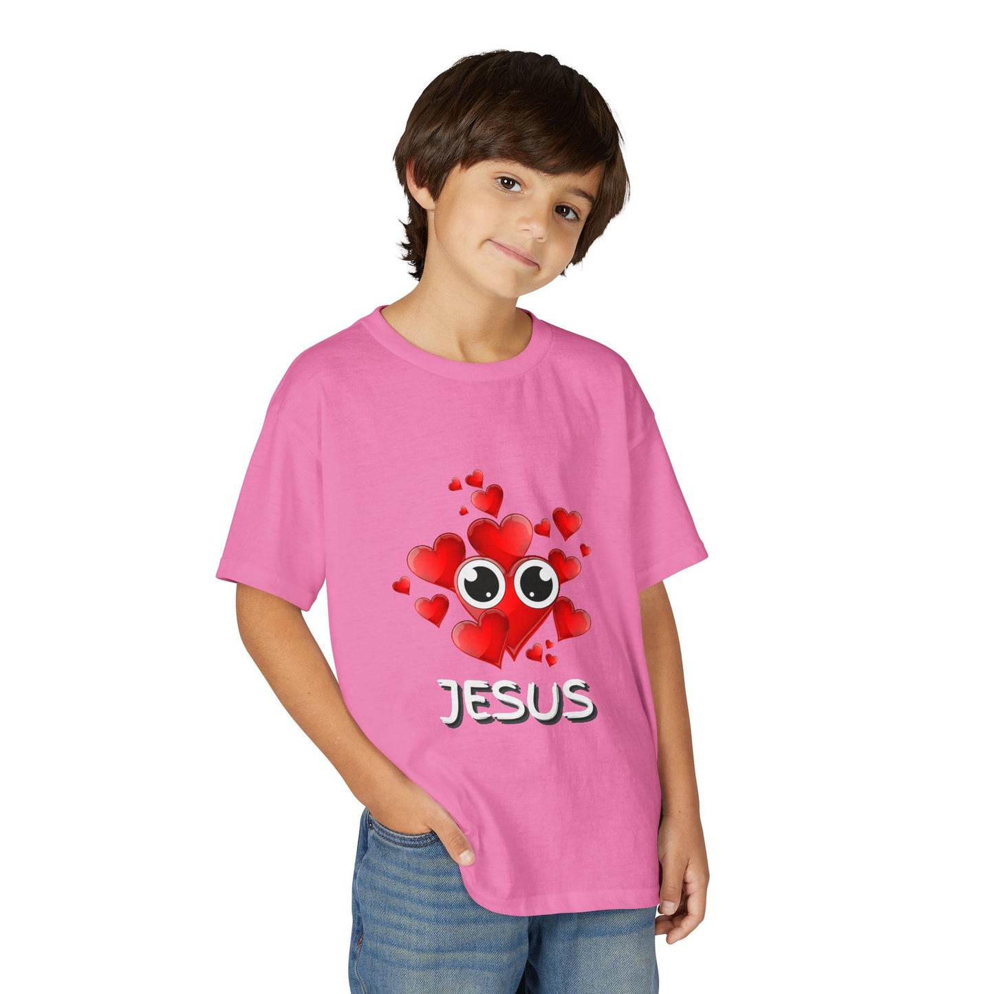 Eye Love Jesus Youth T-shirt - White