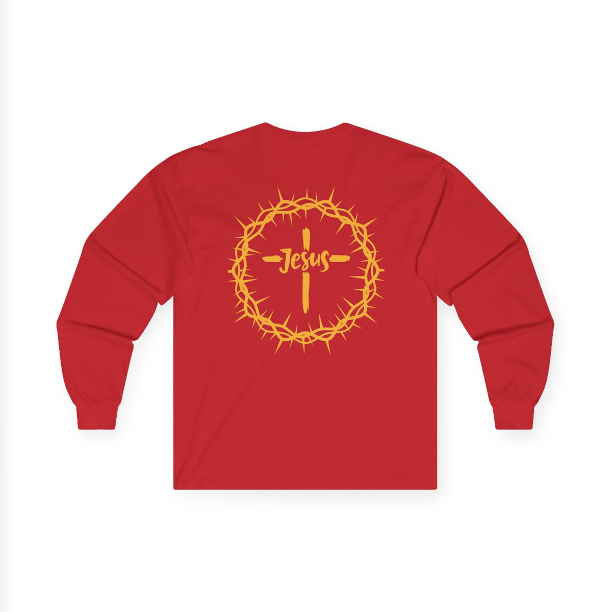 Jesus Crown of Thorns Long Sleeve Tee
